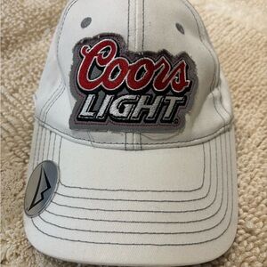 Coors Light White Baseball Cap